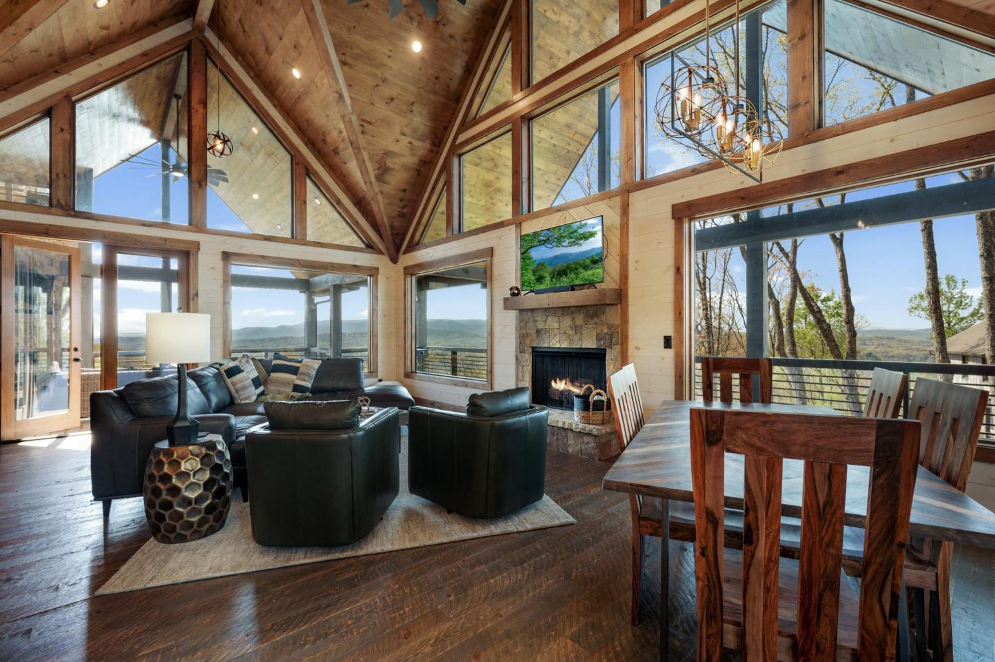 Mountain Air - Luxury Mountain View Cabin Blue Ridge Exterior photo