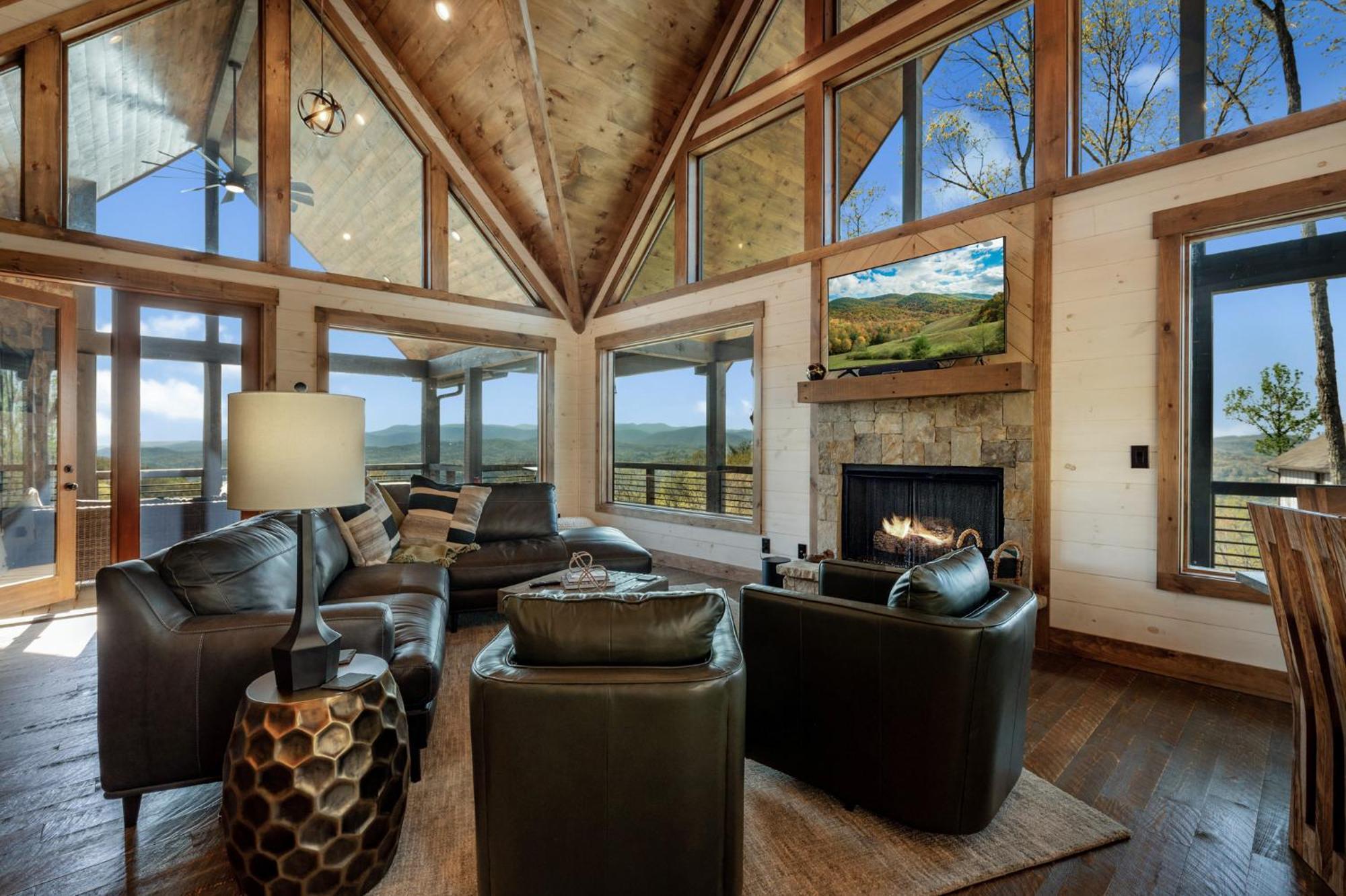 Mountain Air - Luxury Mountain View Cabin Blue Ridge Exterior photo